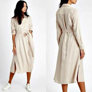NWOT! BANANA REPUBLIC TENCEL SHIRT DRESS SZ L